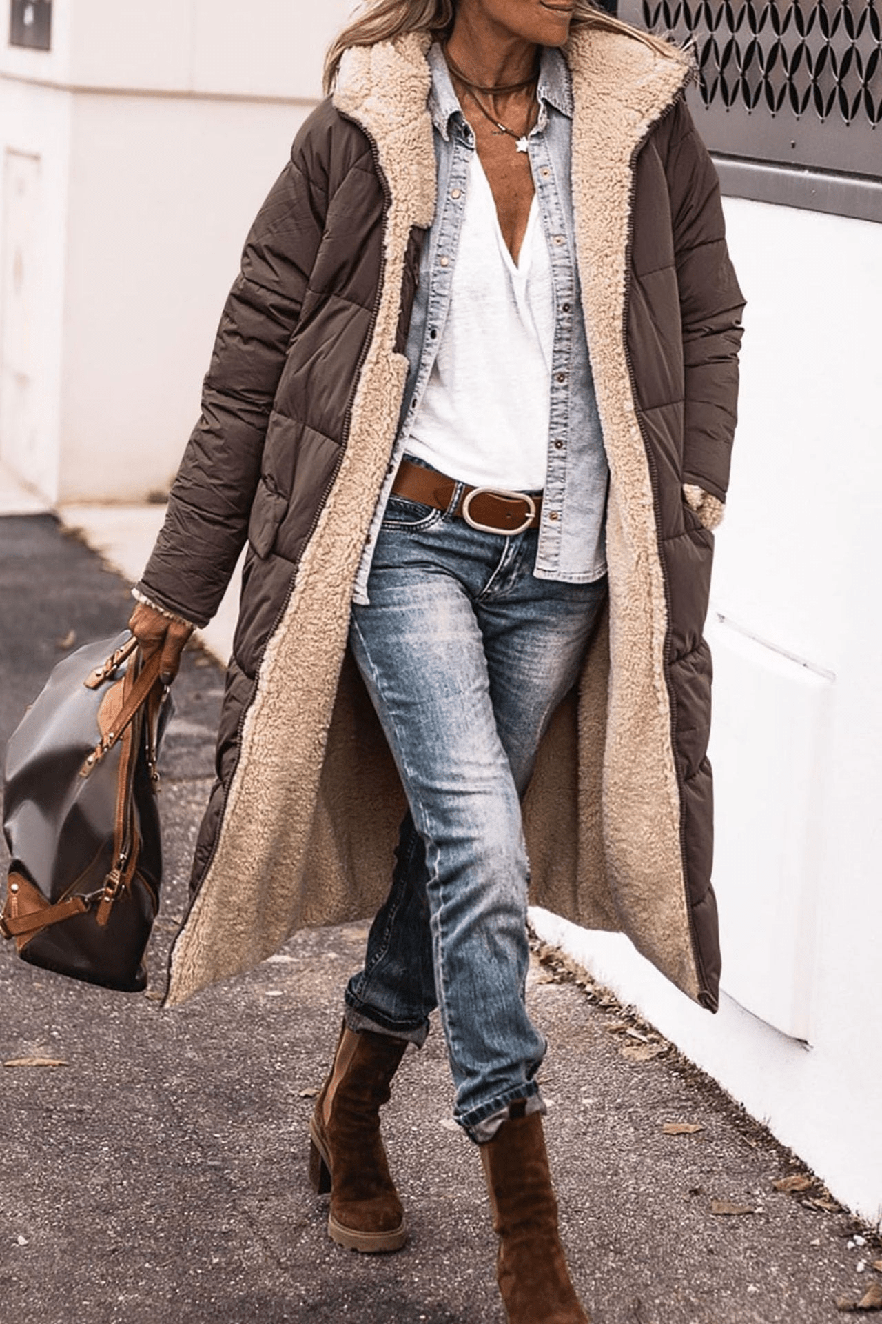 Anny | Mantello reversibile elegante