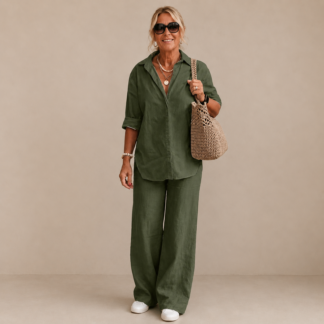 Aurora | Completo chic in cotone