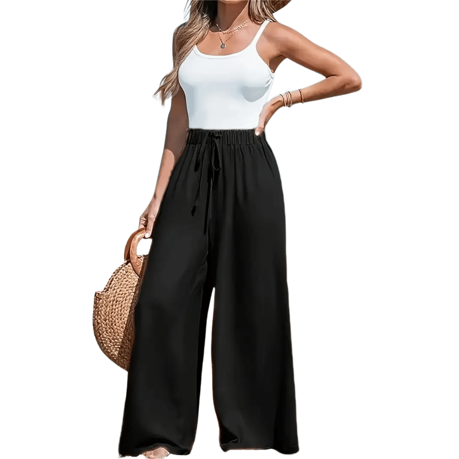 Liv | Pantaloni eleganti a vita alta