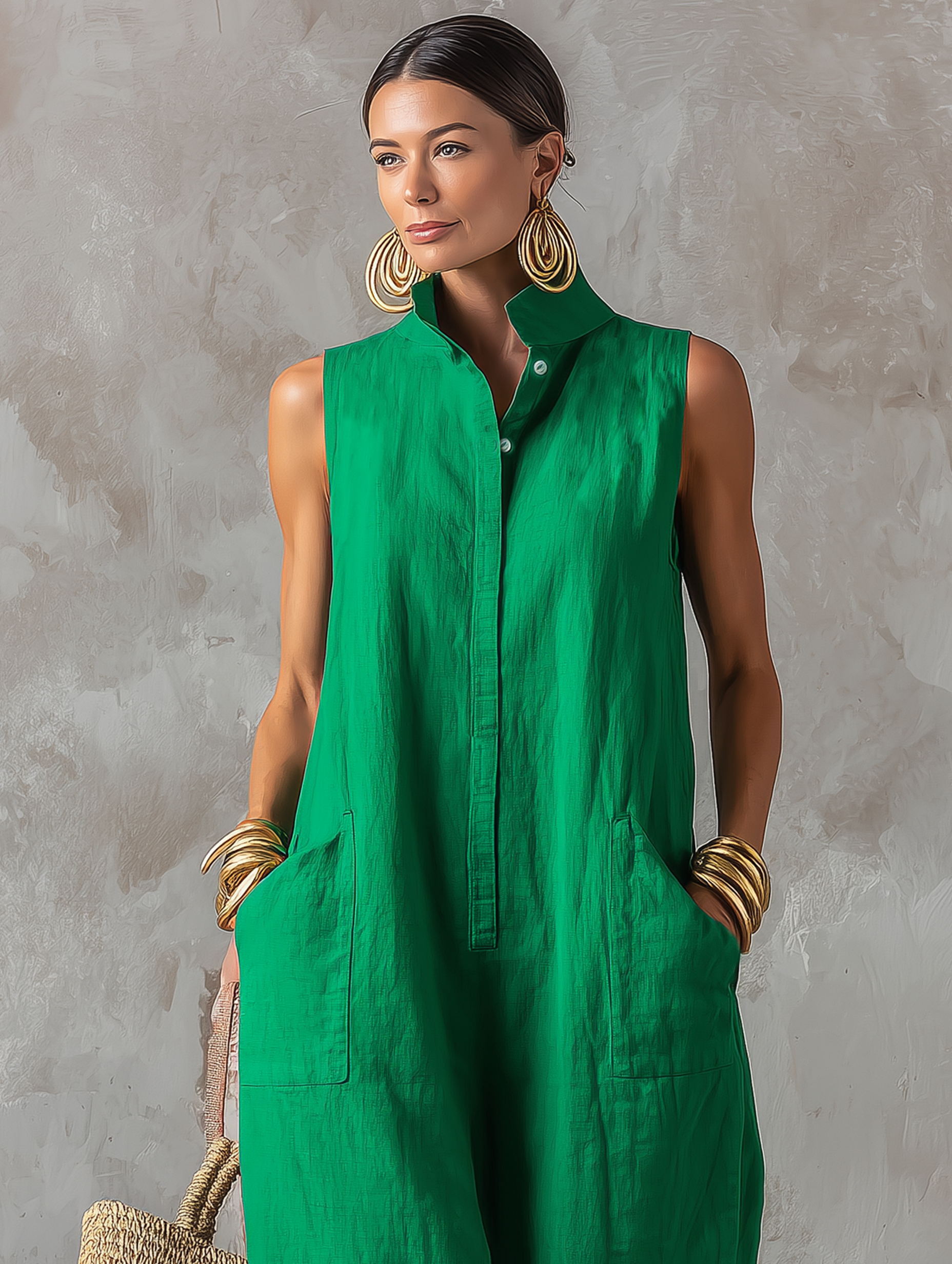 Claire - Elegante Tuta Donna dal Taglio Ampio