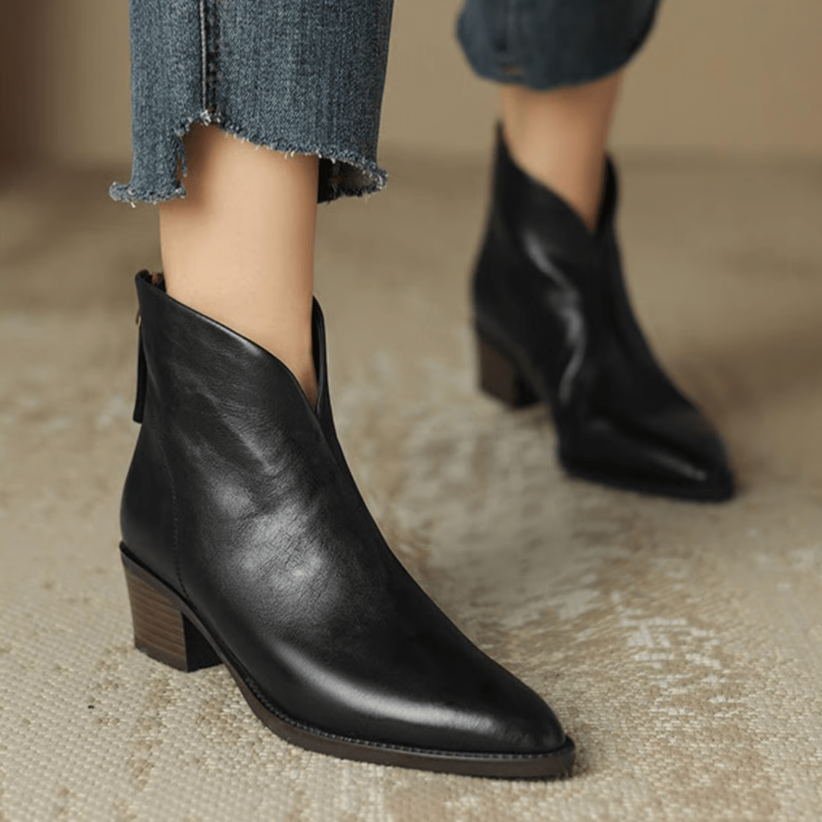 Lorena | Stivaletti Eleganti con Tacco Basso