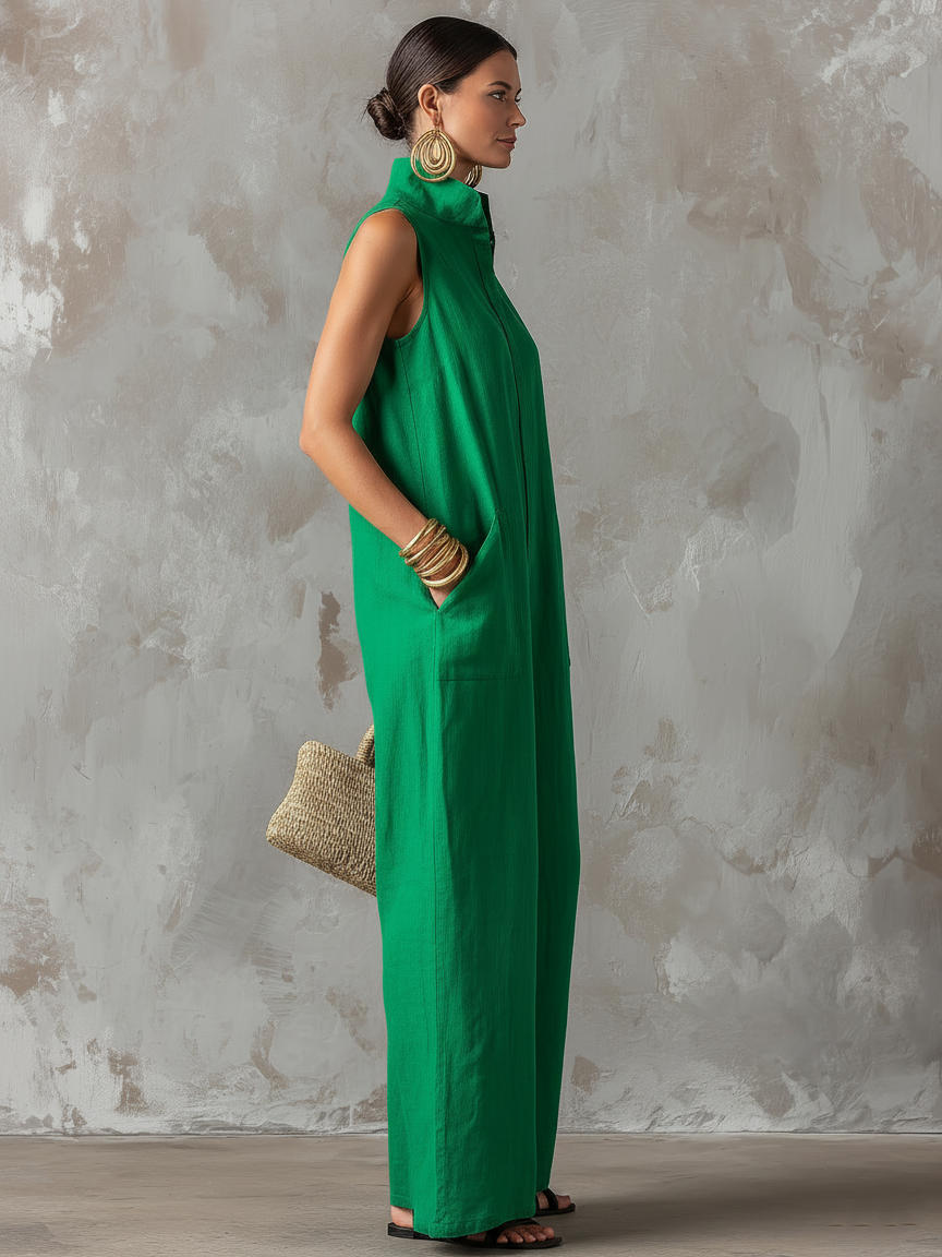 Claire - Elegante Tuta Donna dal Taglio Ampio