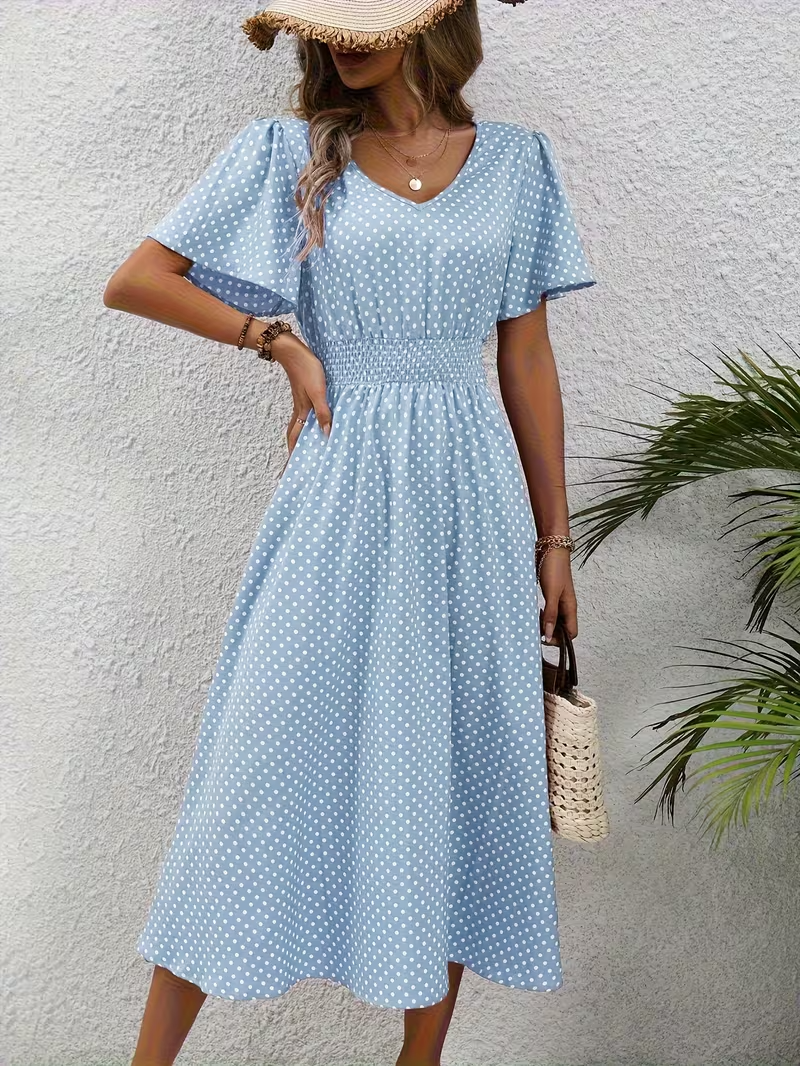 La Scintilla | Abito Elegante Pois Élisa