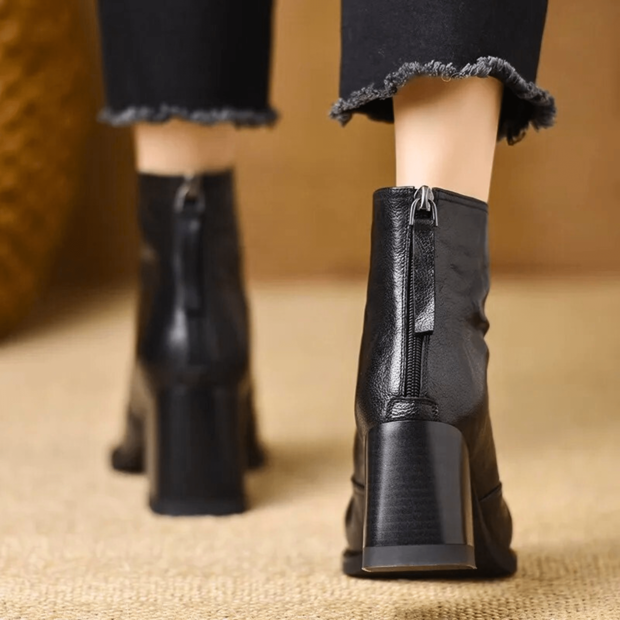Claudia | Stivaletti di Lusso con Tacco Medio